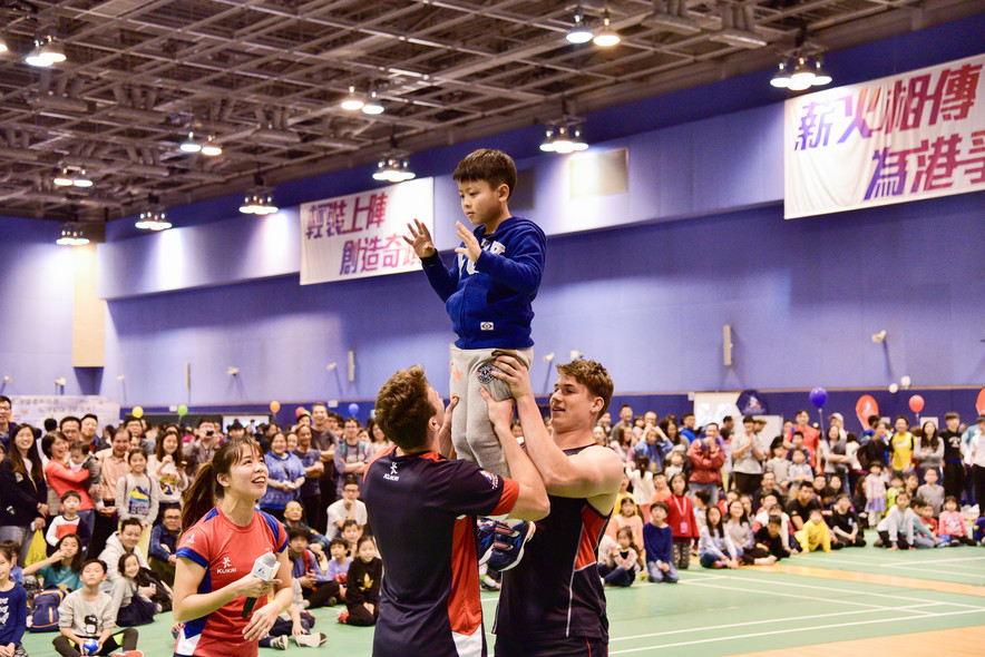 Demonstration and challenge zones, featuring Karatedo, Rugby, Wheelchair Fencing and Wushu were staged for the public to get up close and personal with elite athletes.